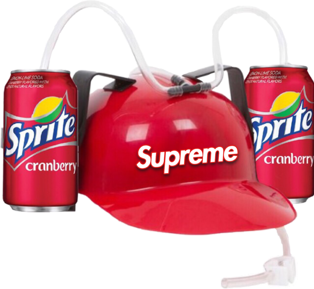 Supreme Cranberry Sprite Helmet Design