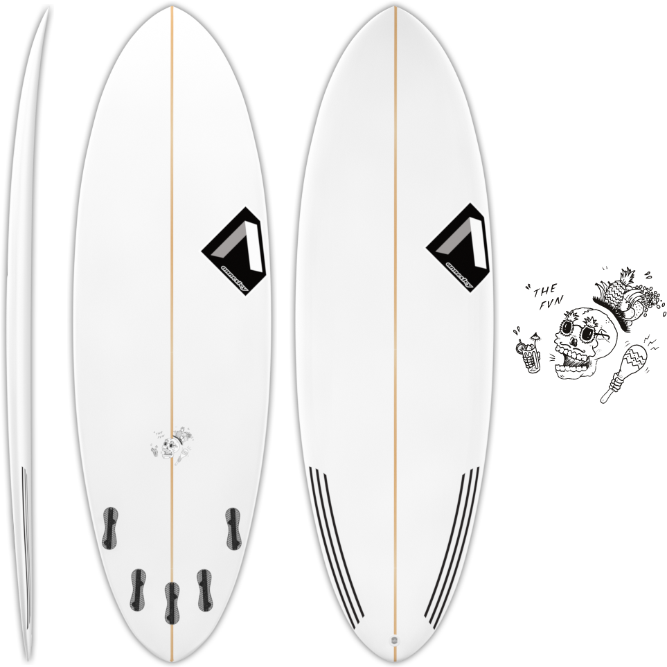 Surfboard Design Graphic Art