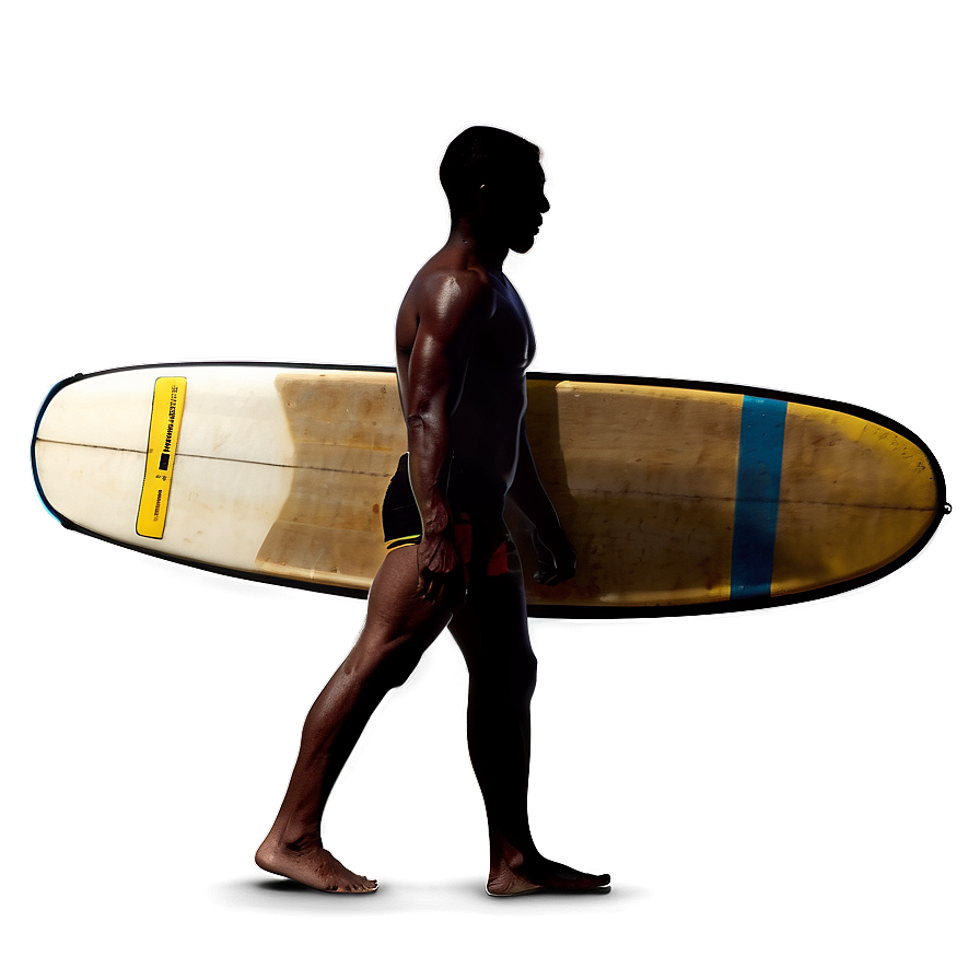 Surfer Carrying Board Png 63