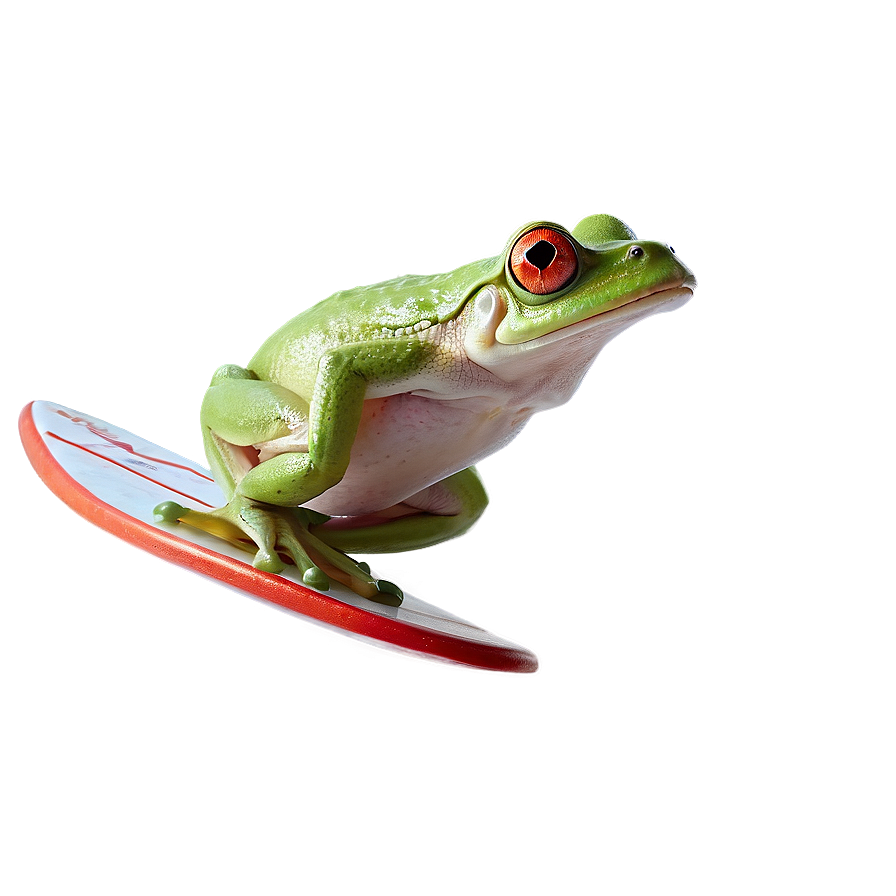 Surfing Frog Cool Png 20