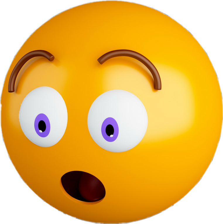 Surprised Emoji Expression