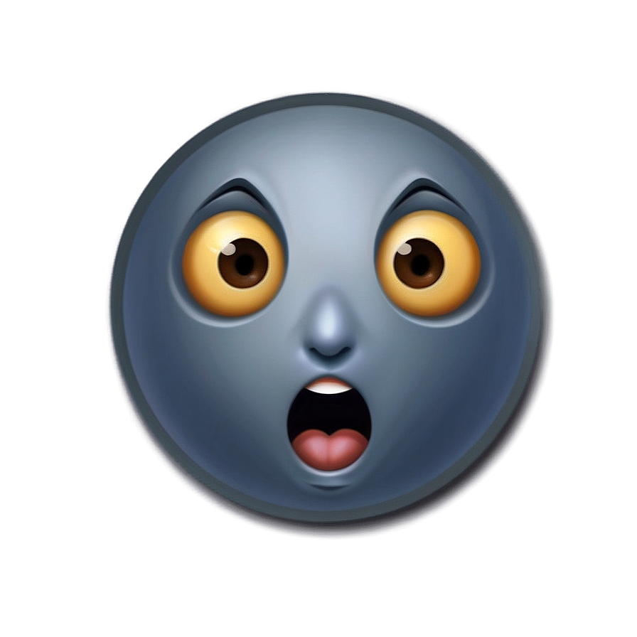 Surprised Face Emoji Png Tvs57