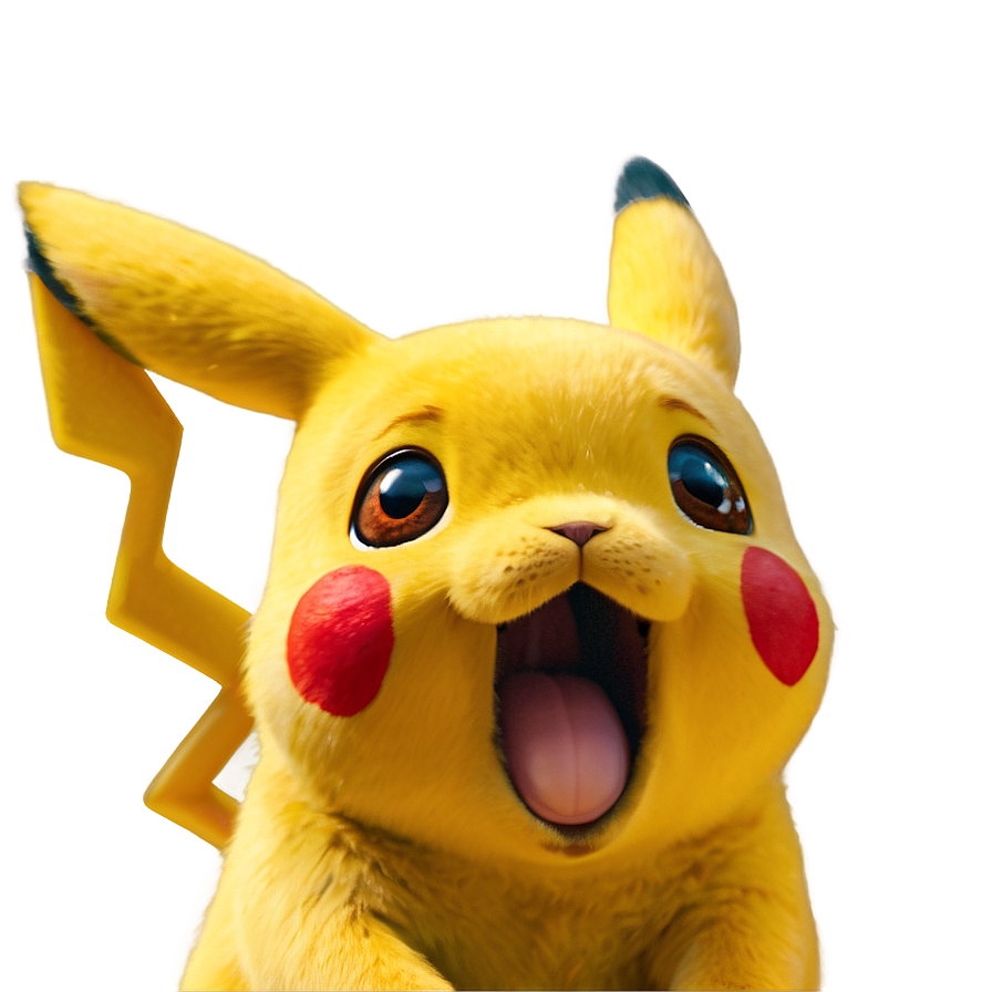 Surprised Yellow Pikachu Png 06132024