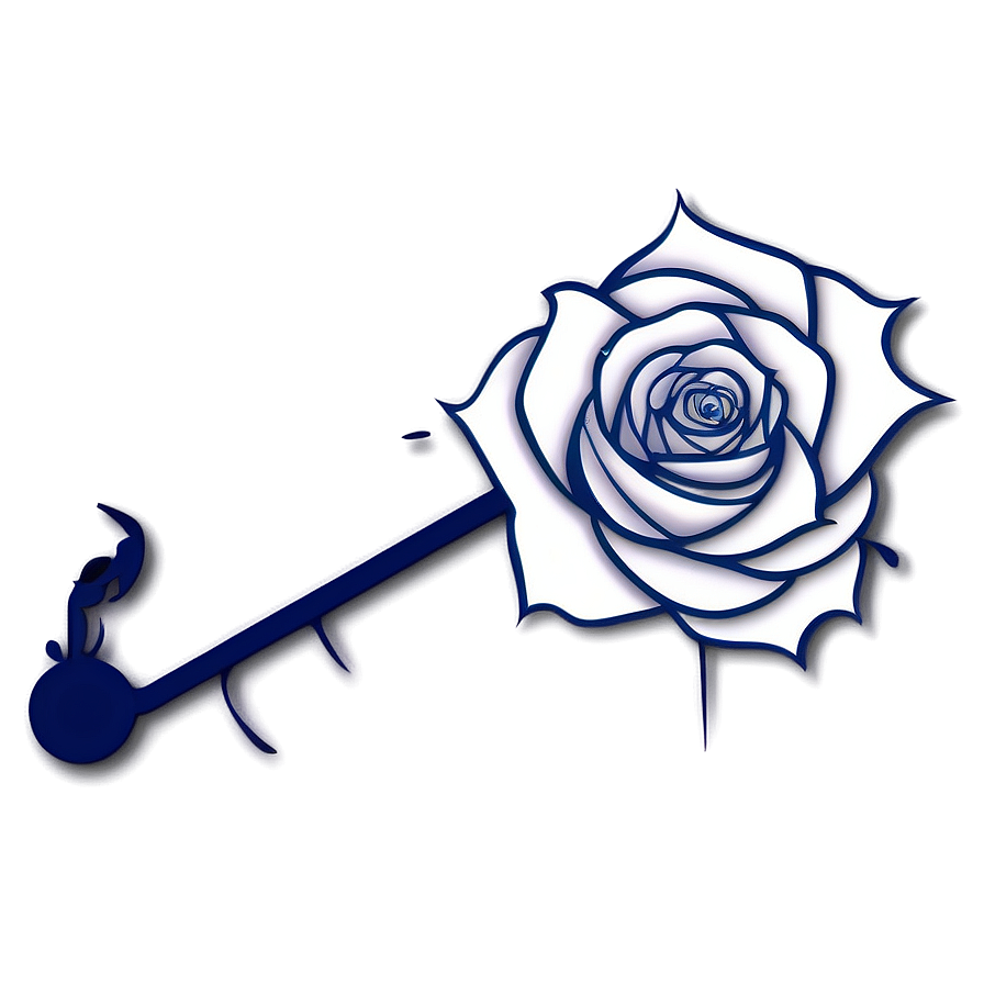 Surreal Rose Tattoo Blueprint Png Yvn