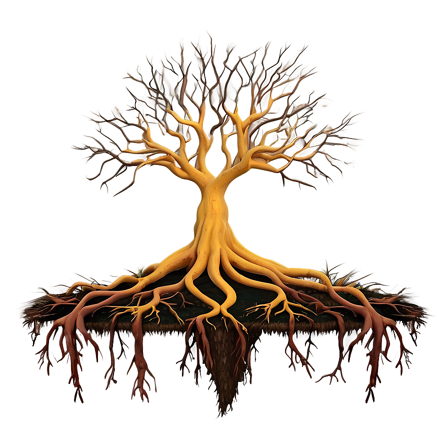 Surreal Tree Roots Concept Png Sdg28