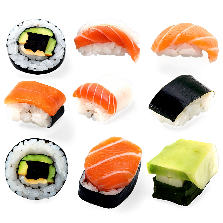 Sushi Cuisine Essentials Png 8