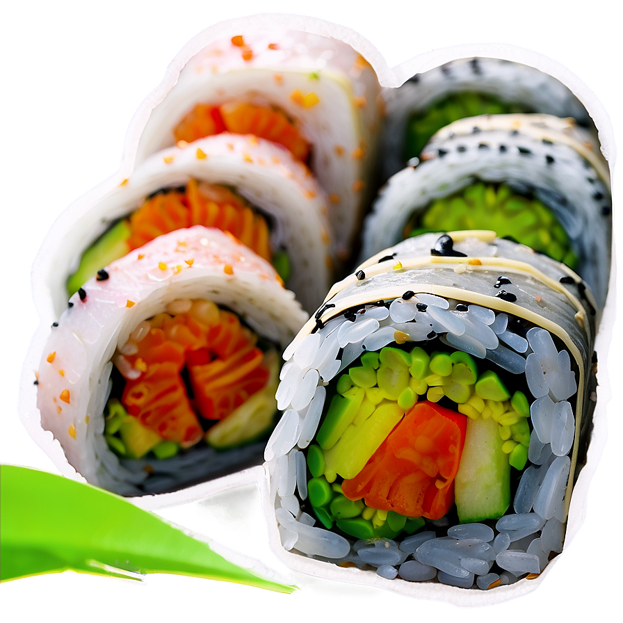 Sushi Roll Delight Png Olw