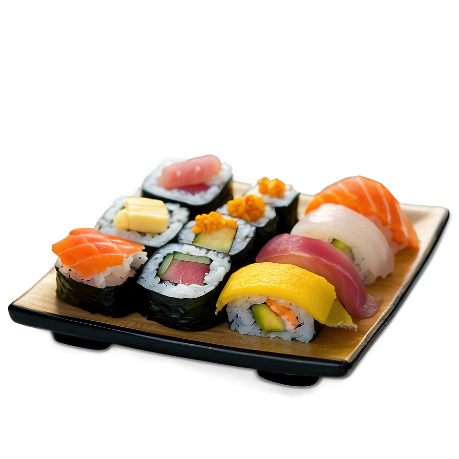 Sushi Sampler Platter Png Lbs61