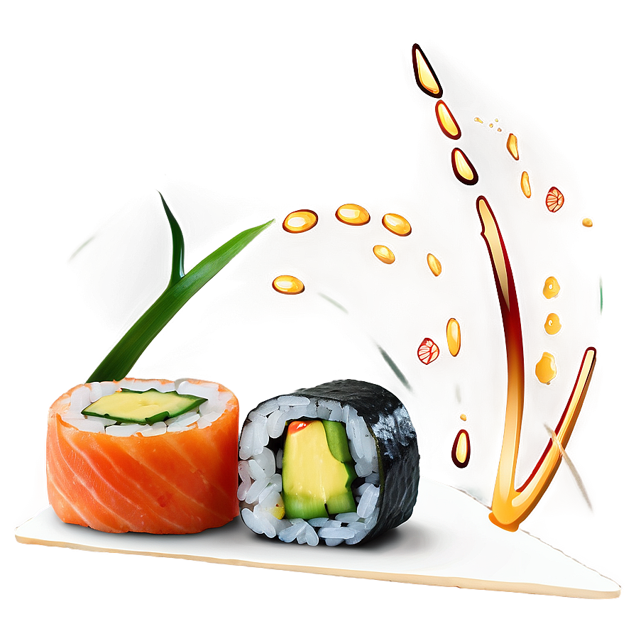 Sushi With Ginger Png Uxs