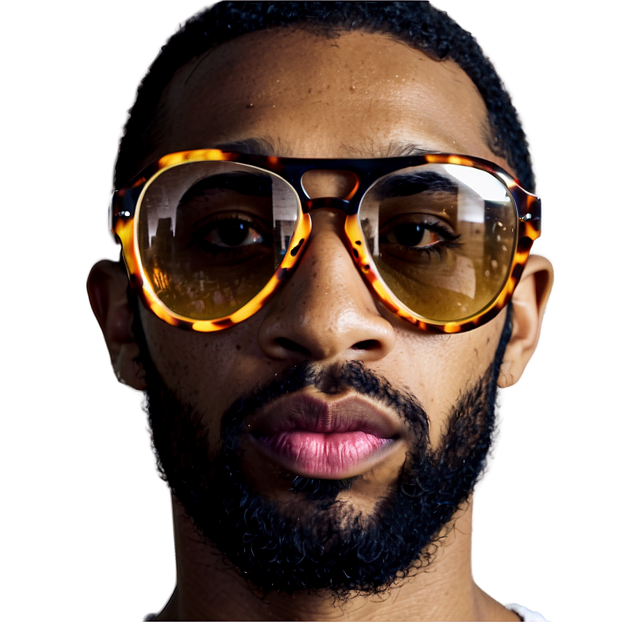 Swag Glasses With Glare Png Rug6