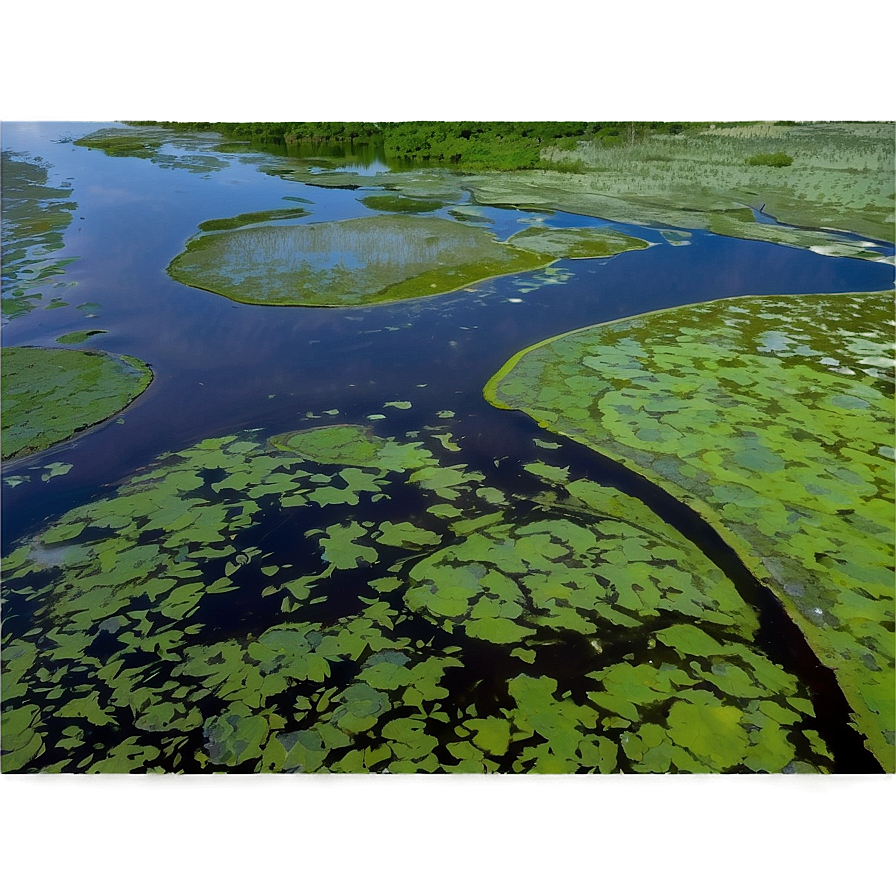 Swamp Marshlands Aerial Png 06122024