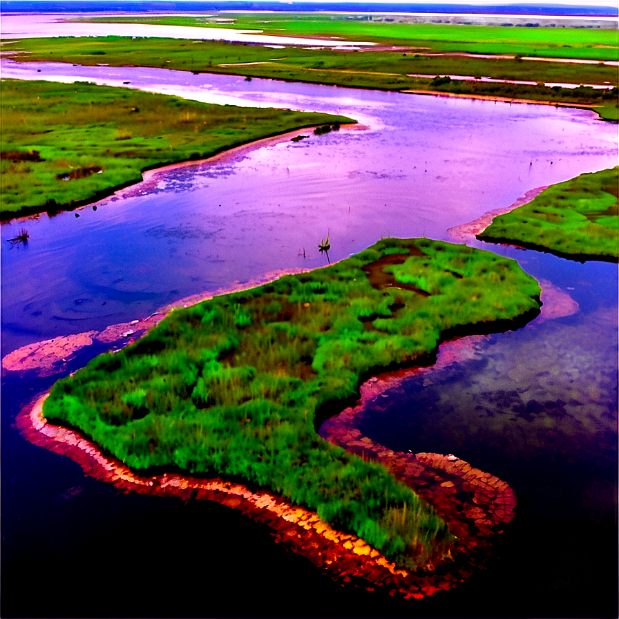 Swamp Marshlands Aerial Png 38