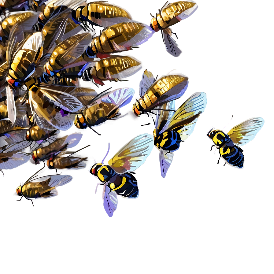 Swarming Flies Png Snf