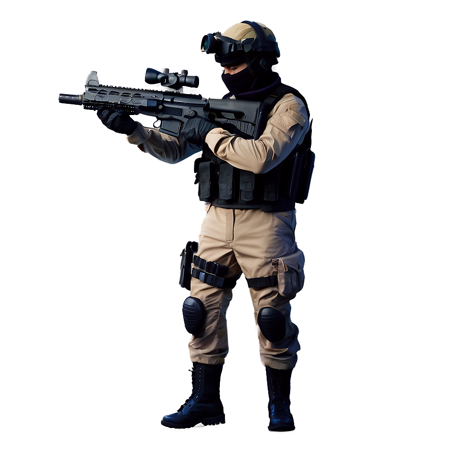 Swat Sniper Ready Png 95