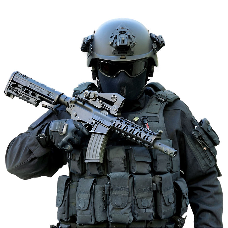 Swat Team In Stealth Mode Png 40