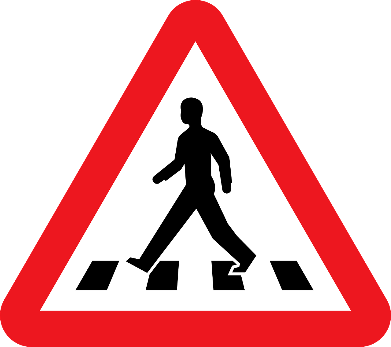 Swedish Pedestrian Crossing Sign