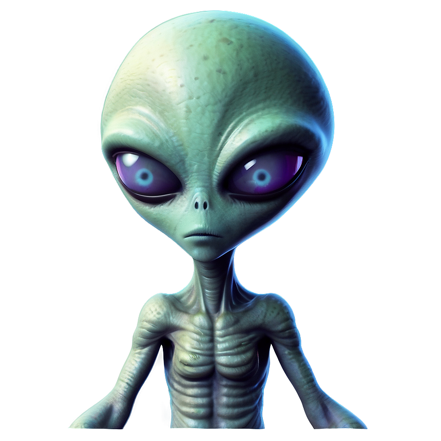 Sweet Alien Illustration Png 06292024