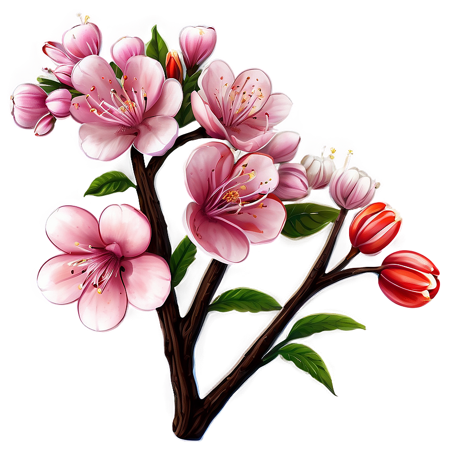 Sweet Blossoms Artwork Png Shc75