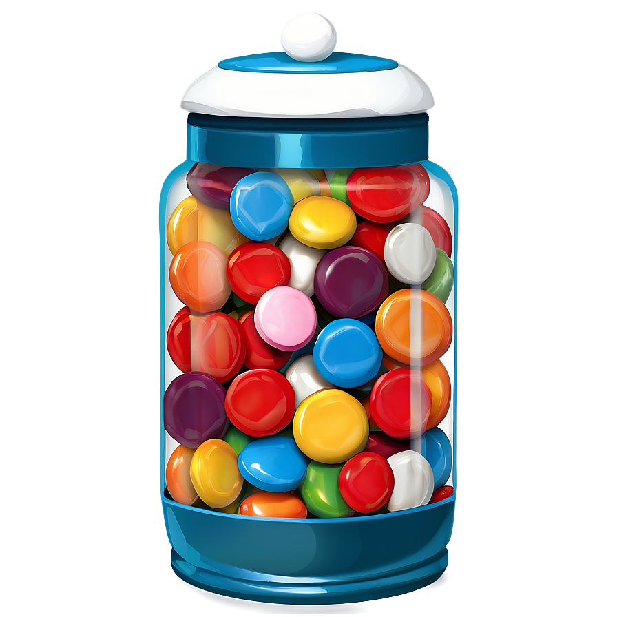 Sweet Candy Jar Png 06292024