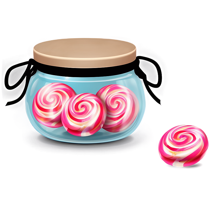 Sweet Candy Jar Png Pjy