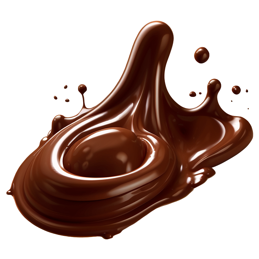 Sweet Chocolate Splash Png 06262024