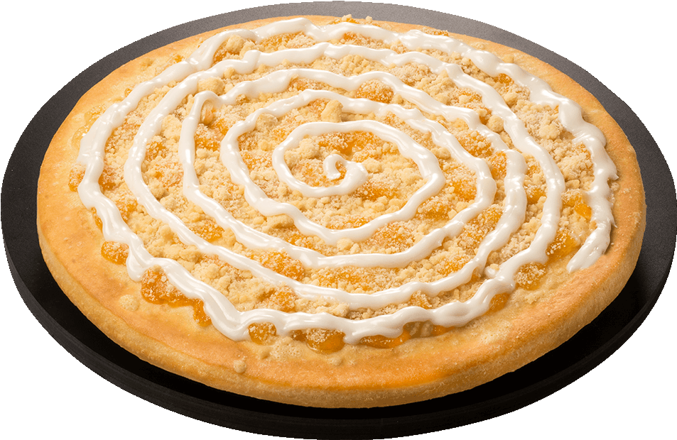 Sweet Cinnamon Roll Dessert Pizza