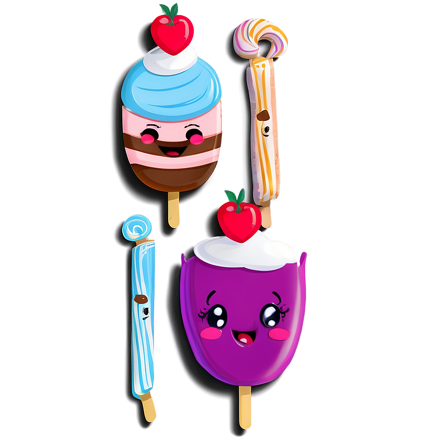 Sweet Food Characters Png Ugw15