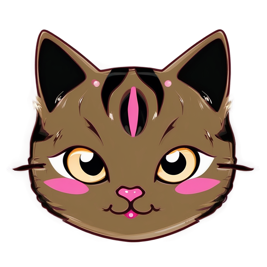 Sweet Kawaii Kitty Illustration Png 62