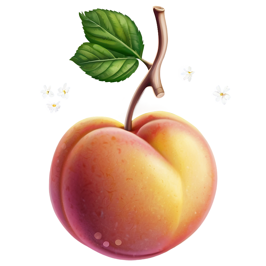 Sweet Peach Cartoon Png 57