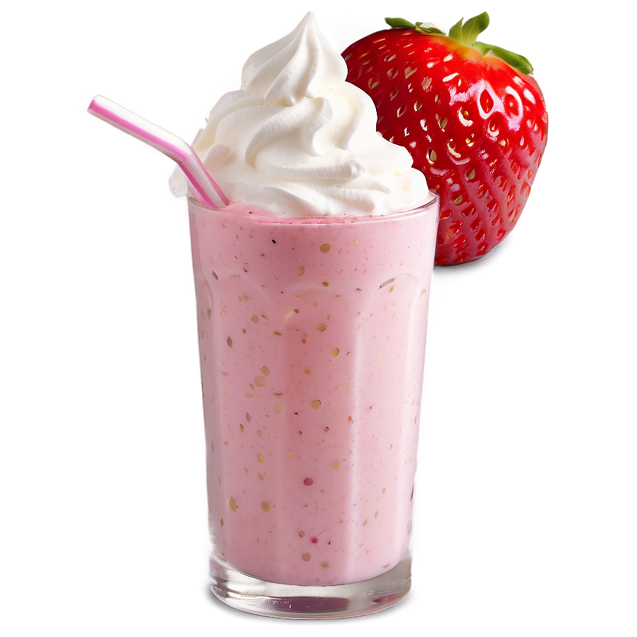 Sweet Strawberry Milkshake Png Kwh