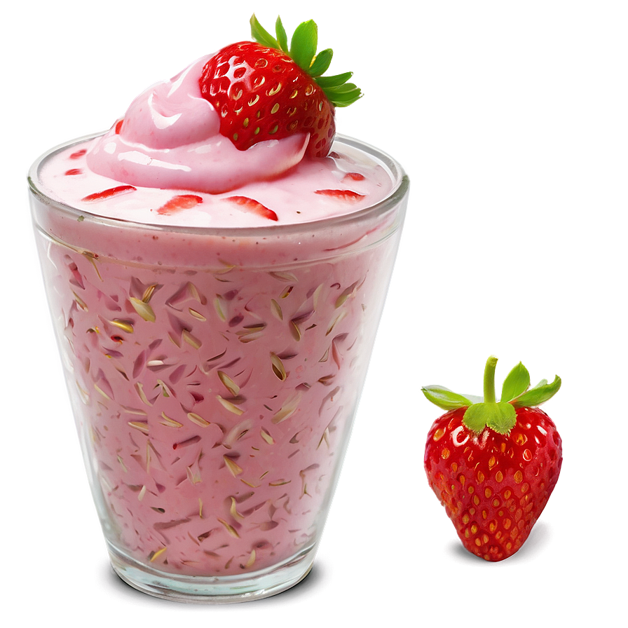 Sweet Strawberry Milkshake Png Wke22