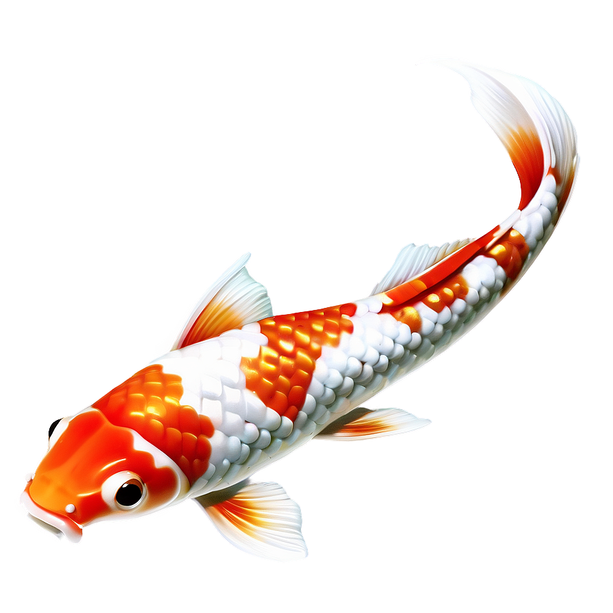 Swimming Koi Silhouette Png Bdr61