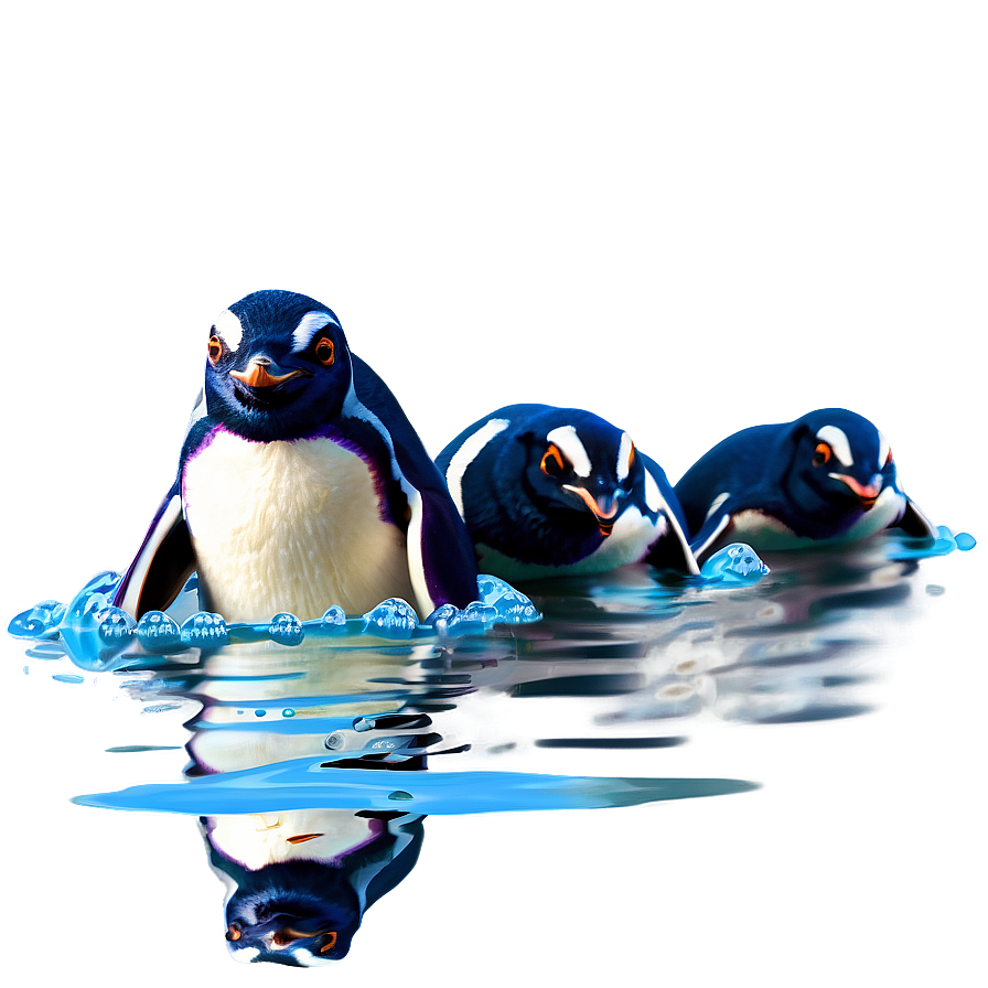 Swimming Penguins Png 06112024