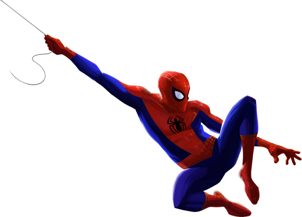 Swinging Spider Man Cartoon