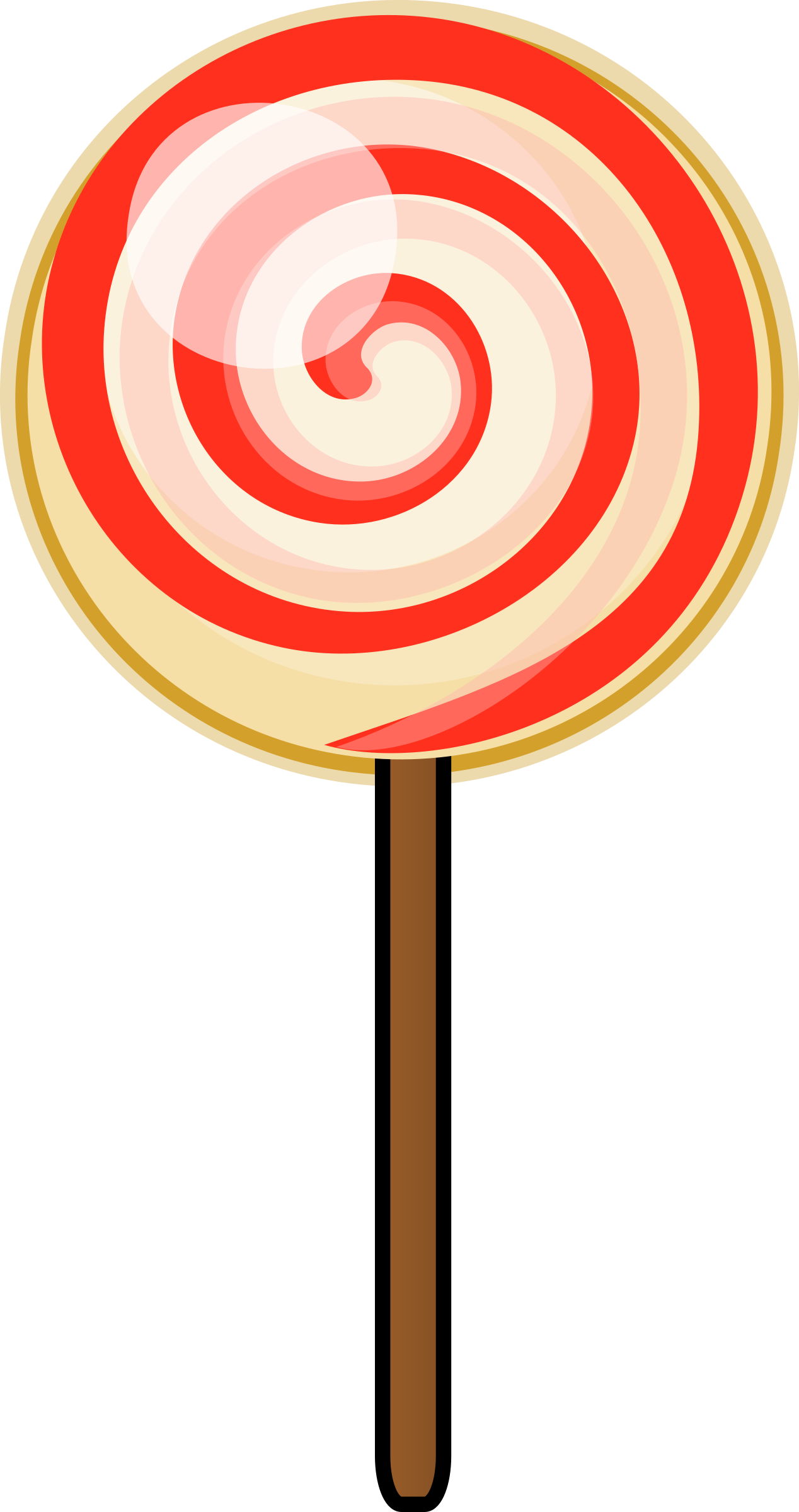 Swirl Lollipop Vector Illustration