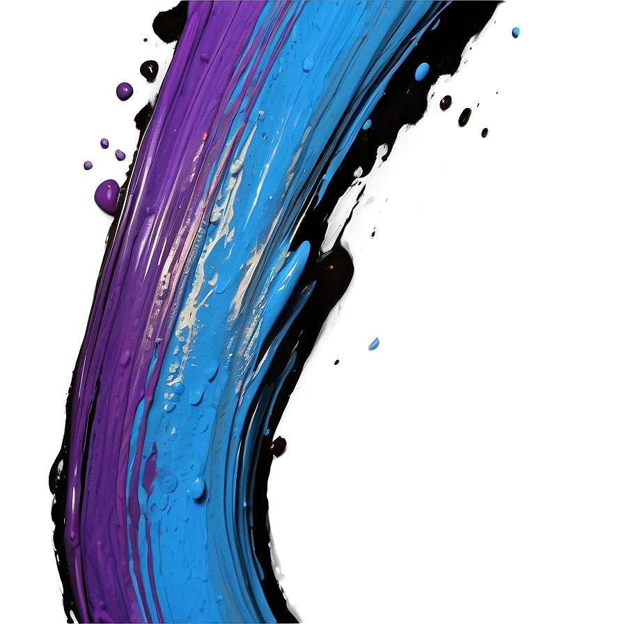 Swirl Paint Splatter Png 3