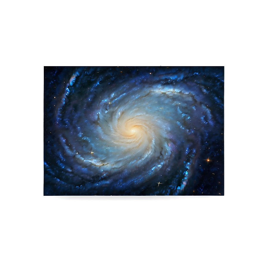 Swirling Galaxy And Stars Png Axo