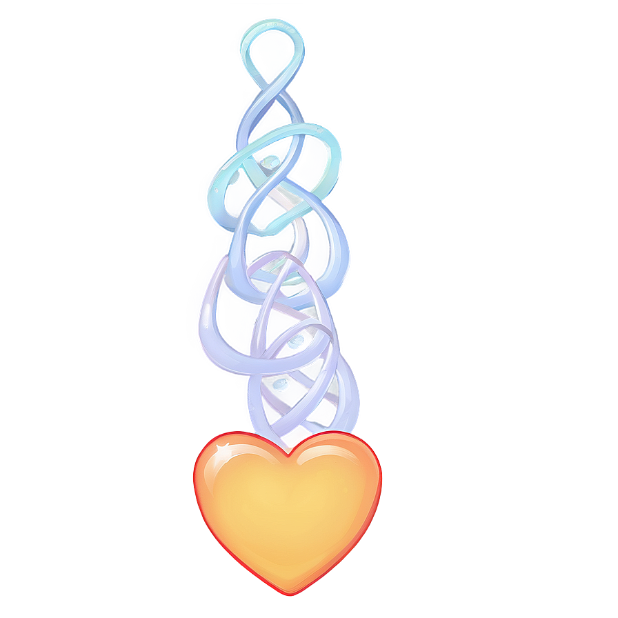 Swirling Hearts Emoji Transparent Art 61