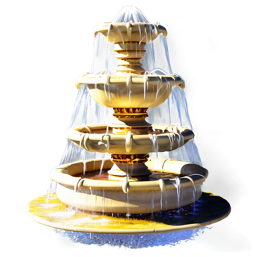 Swirling Spiral Fountain Png 39