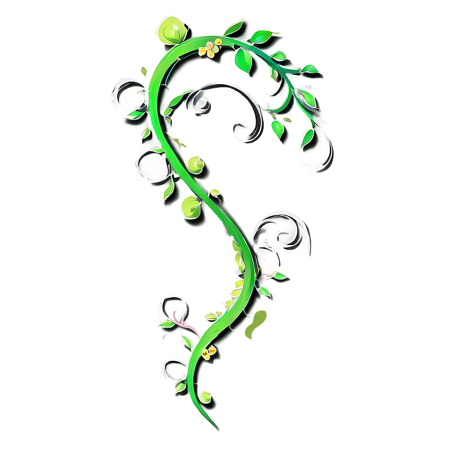 Swirling Vine Tattoo Png Ewb