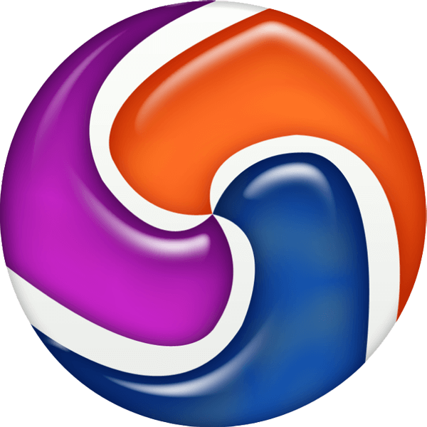 Swirling Web Browser Logo