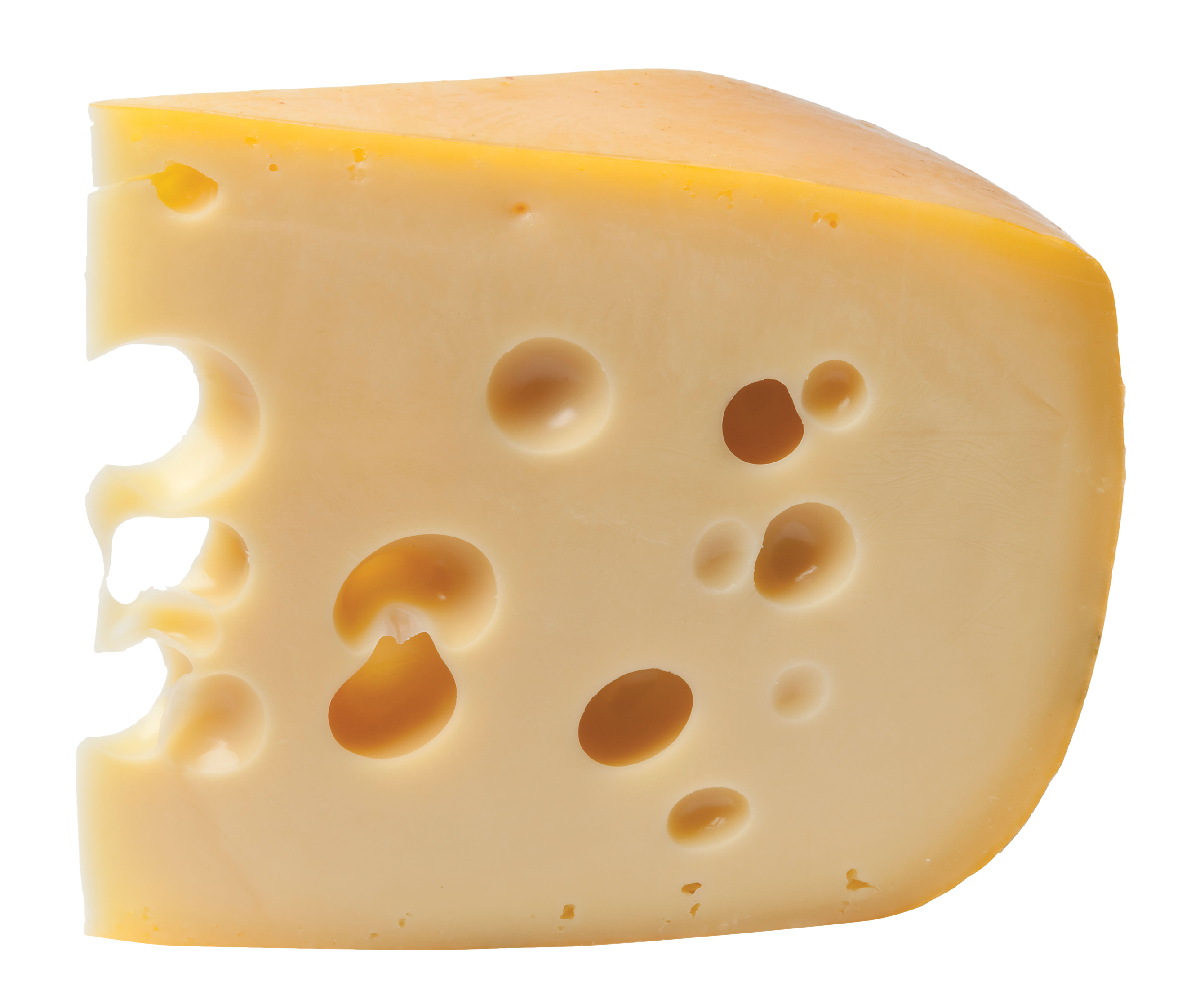 Swiss Cheese Wedge Transparent Background