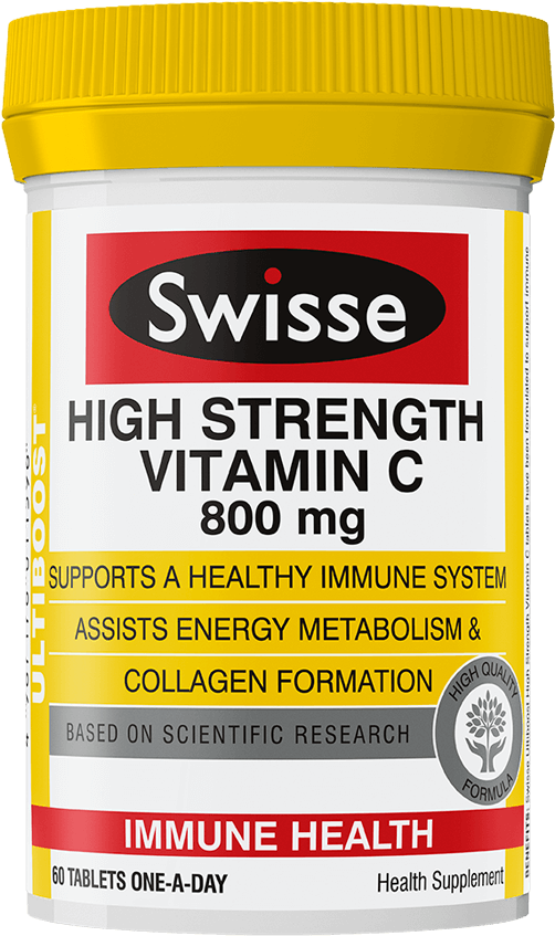 Swisse High Strength Vitamin C Supplement Bottle