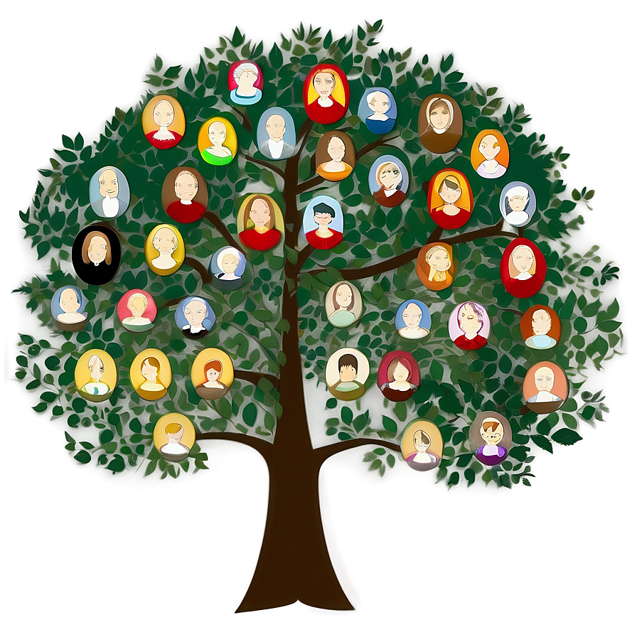 Symbolic Family Reunion Tree Png 06212024