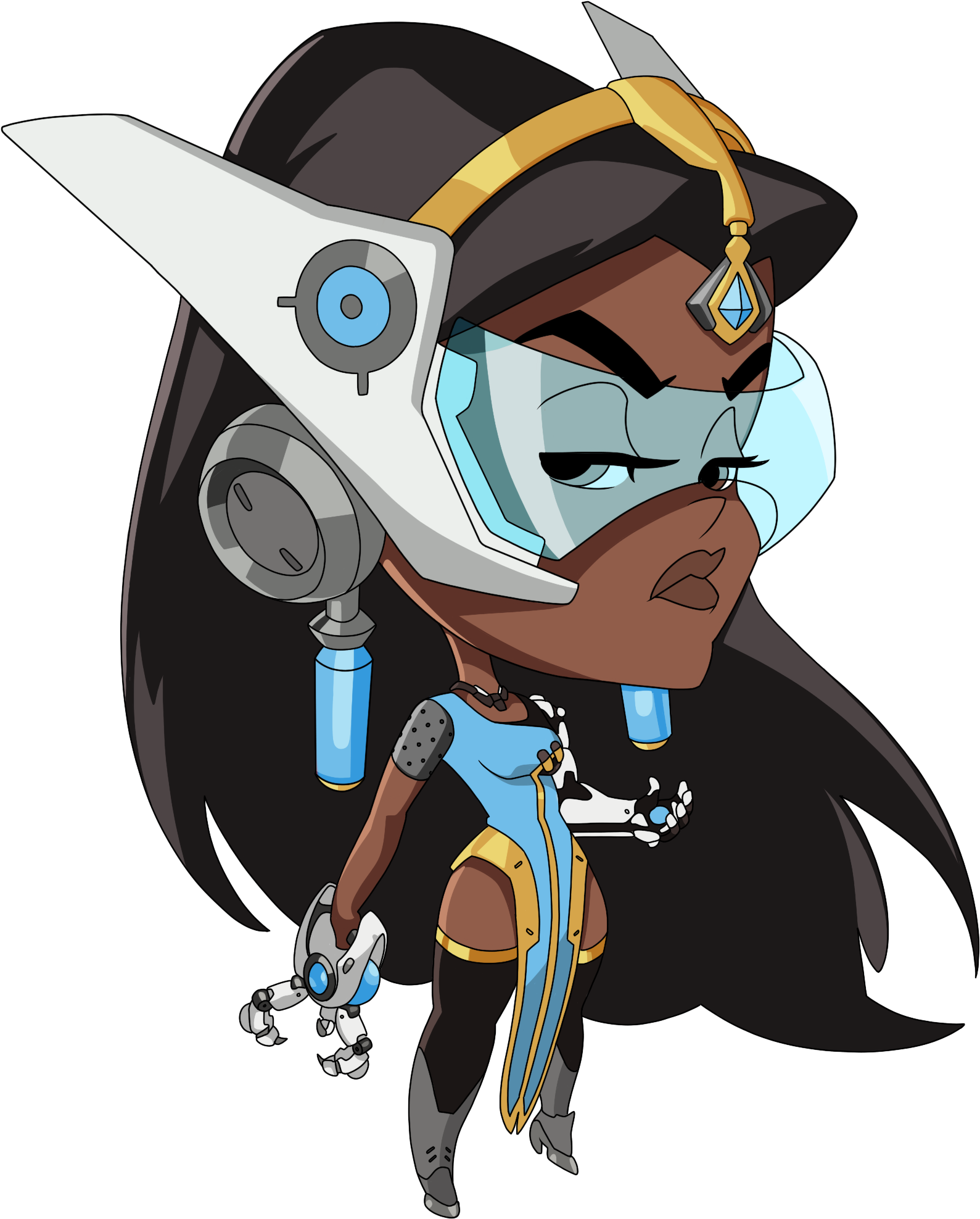 Symmetra Overwatch Animated Character