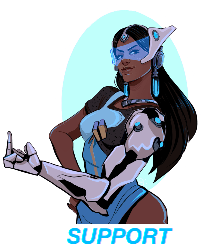 Symmetra Support Overwatch Artwork