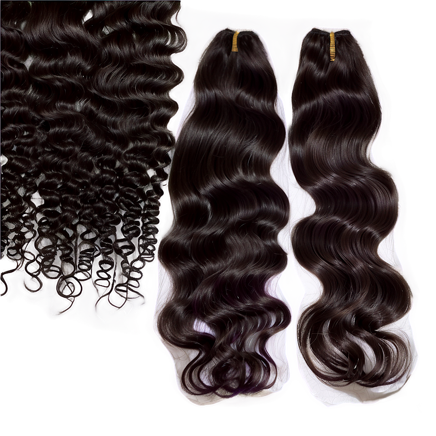 Synthetic Hair Bundles Png Brn84