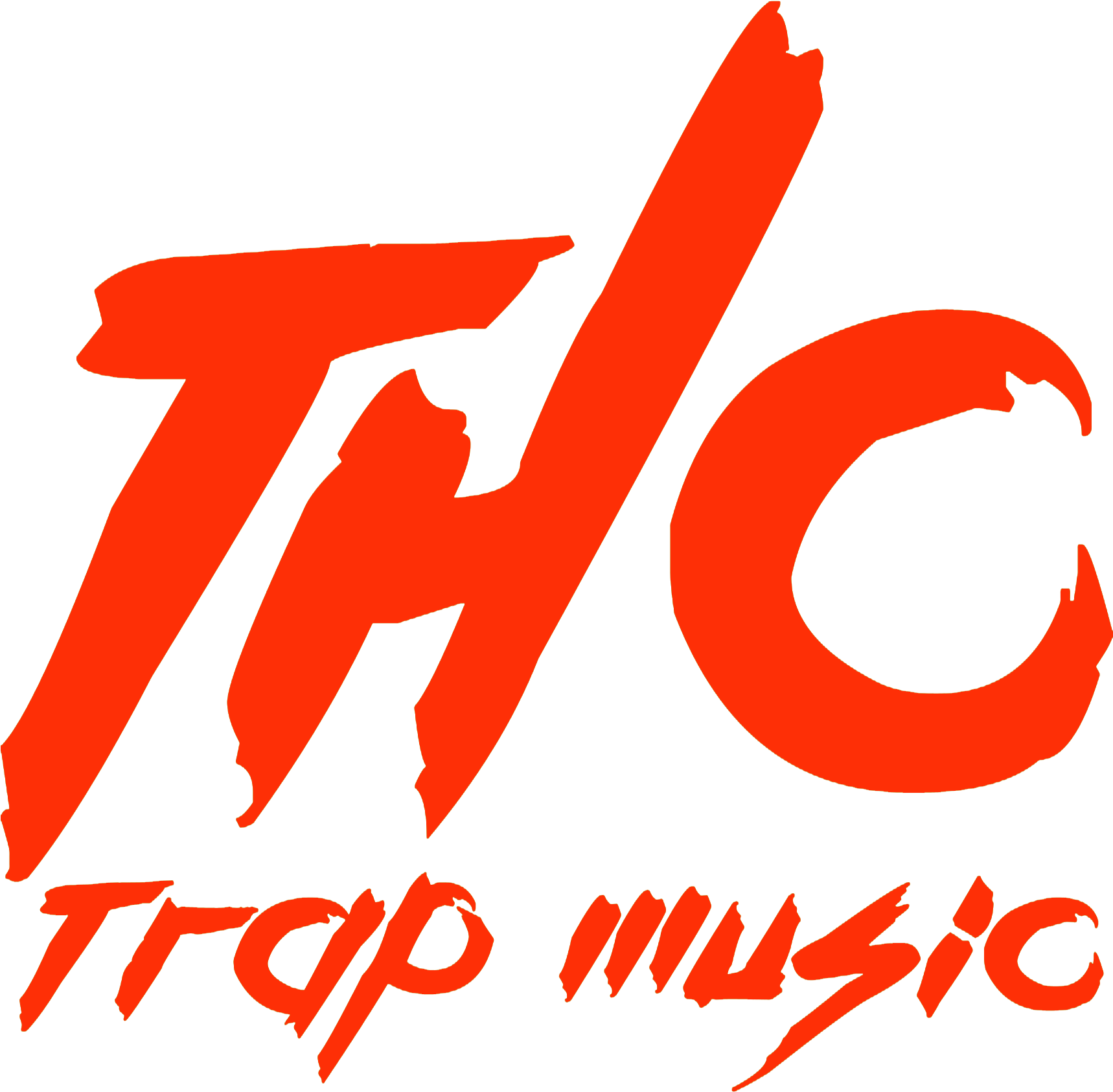 T H C Trap Music Logo