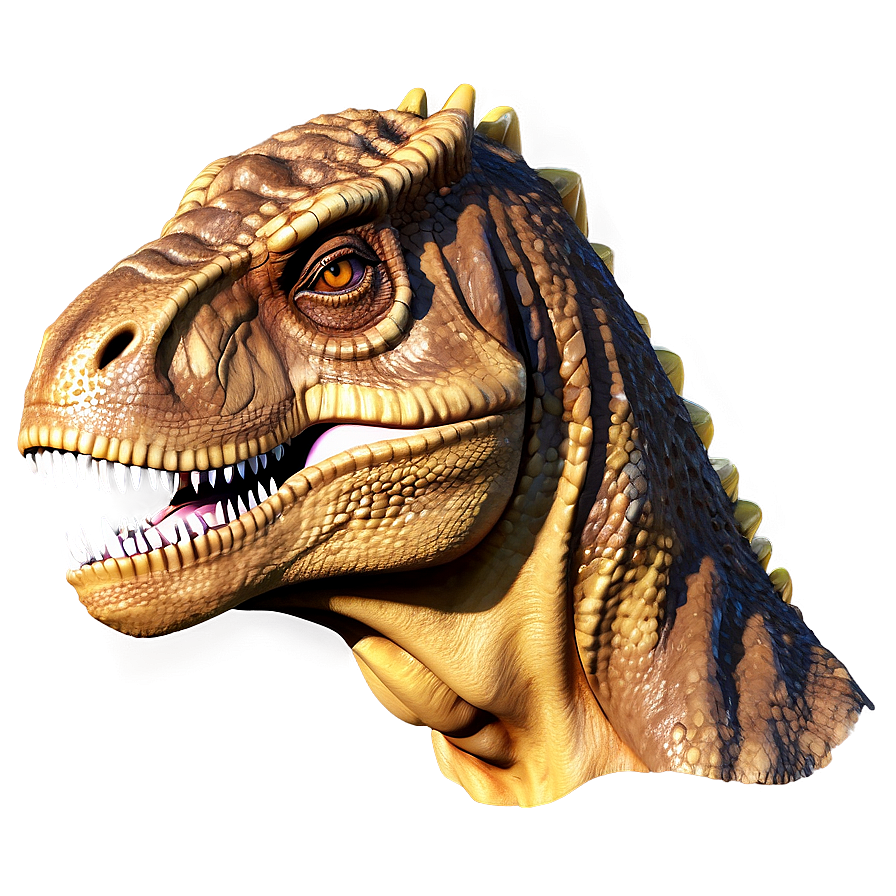 T Rex Head With Detailed Scales Png Ili