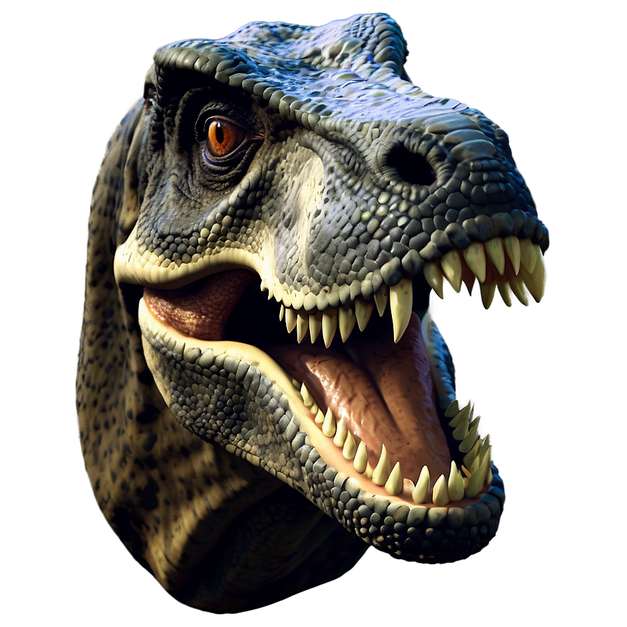 T Rex Head With Dramatic Shadows Png Ngb